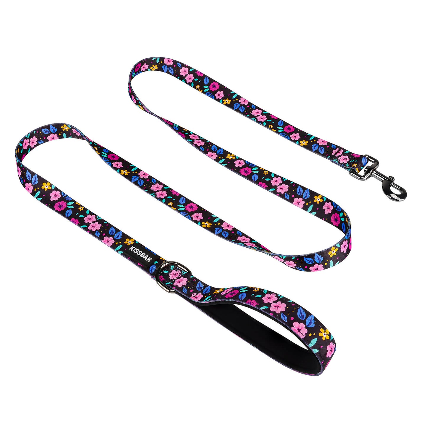 KISSBAK Dog Leash for Small-Medium-Large Dogs - Comfortable Padded Handles,Premium Floral Sunflower Dog Training Leash,Walking Lead for Dogs Floral