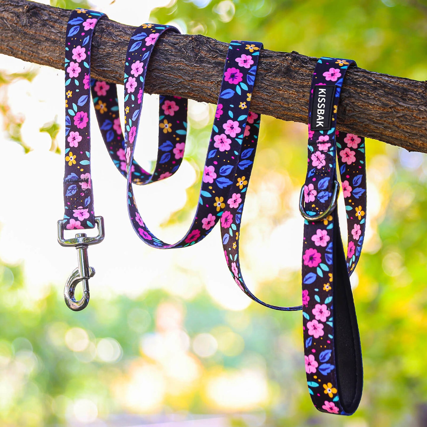 KISSBAK Dog Leash for Small-Medium-Large Dogs - Comfortable Padded Handles,Premium Floral Sunflower Dog Training Leash,Walking Lead for Dogs Floral