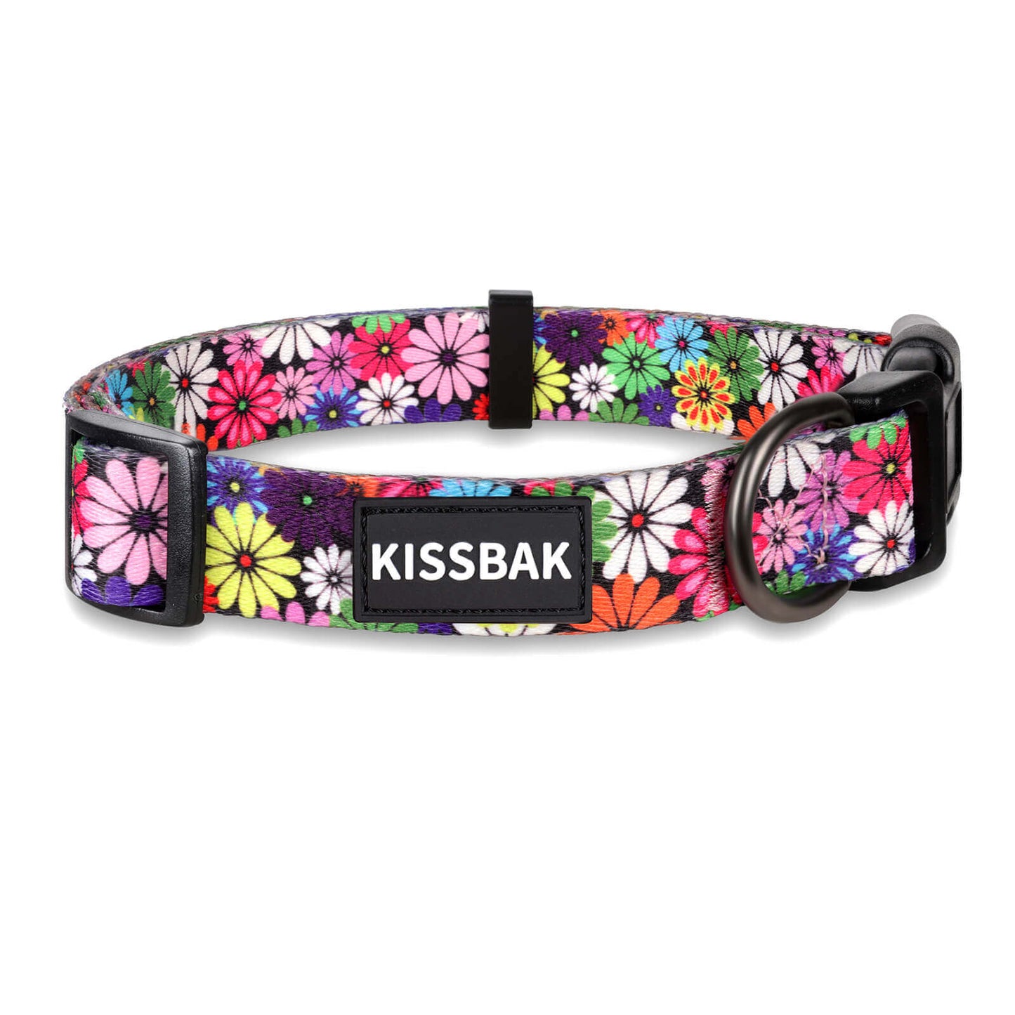 Adjustable Soft Dog Collar Multicolor Cute Flower Patterns for Small